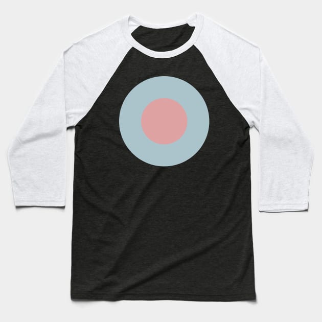 Low-Visibility Roundel (grey) Baseball T-Shirt by Lyvershop